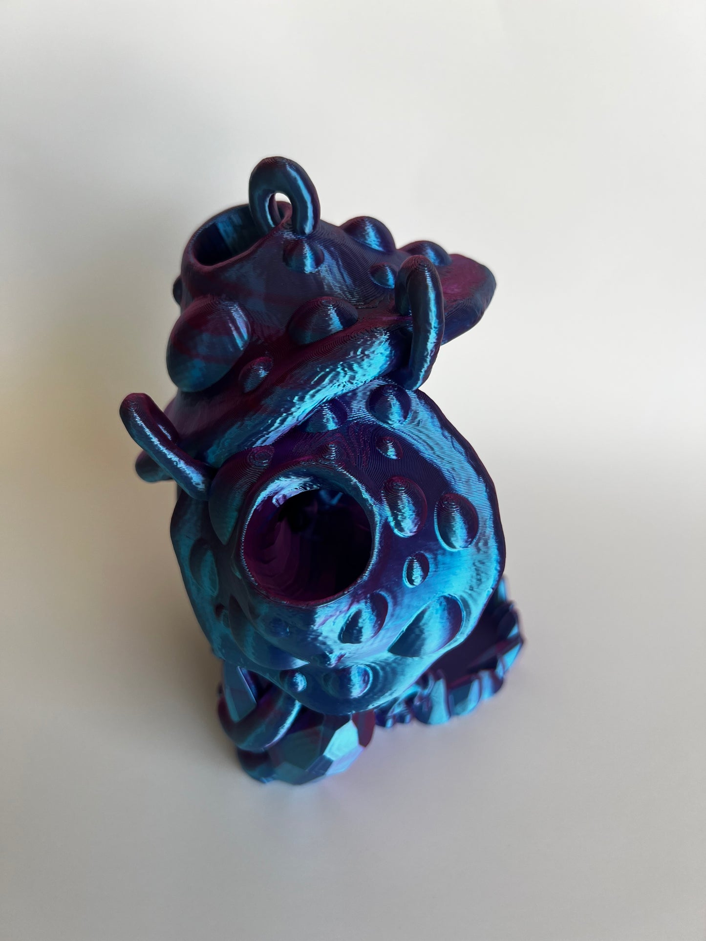 Mushroom DiceTower - pink/blue/purple