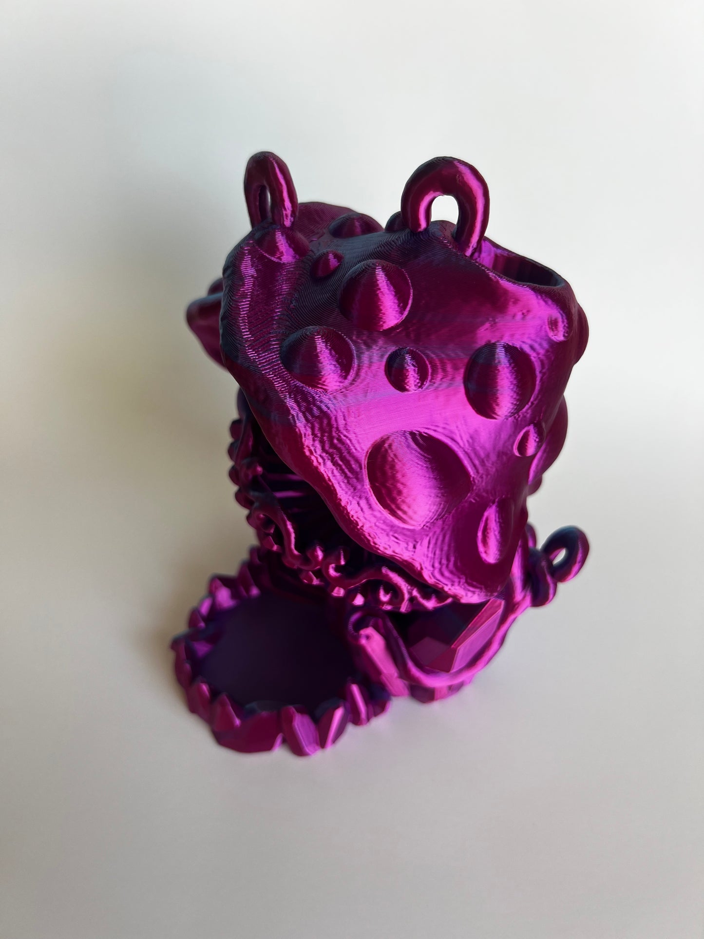 Mushroom DiceTower - pink/blue/purple