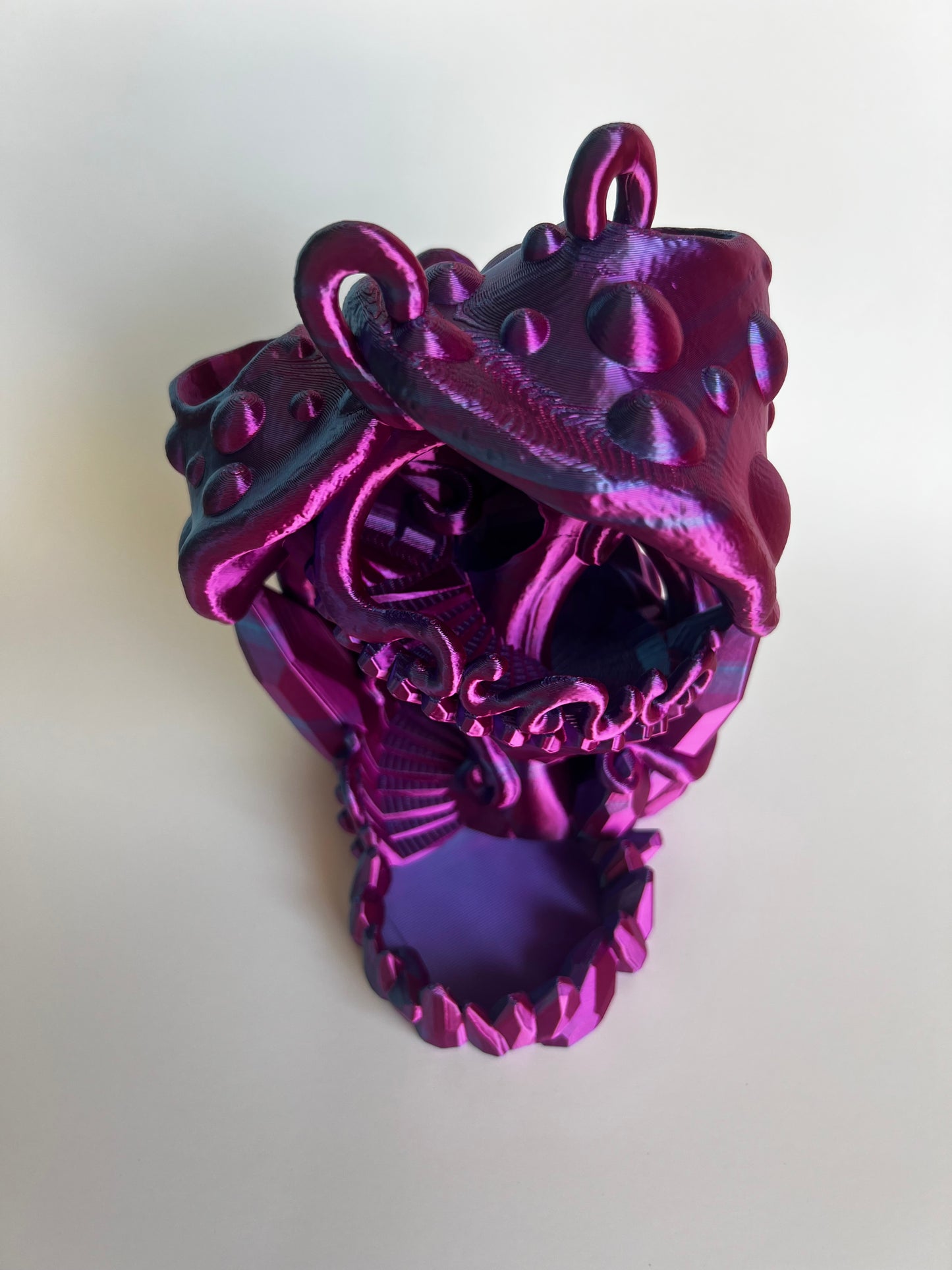 Mushroom DiceTower - pink/blue/purple