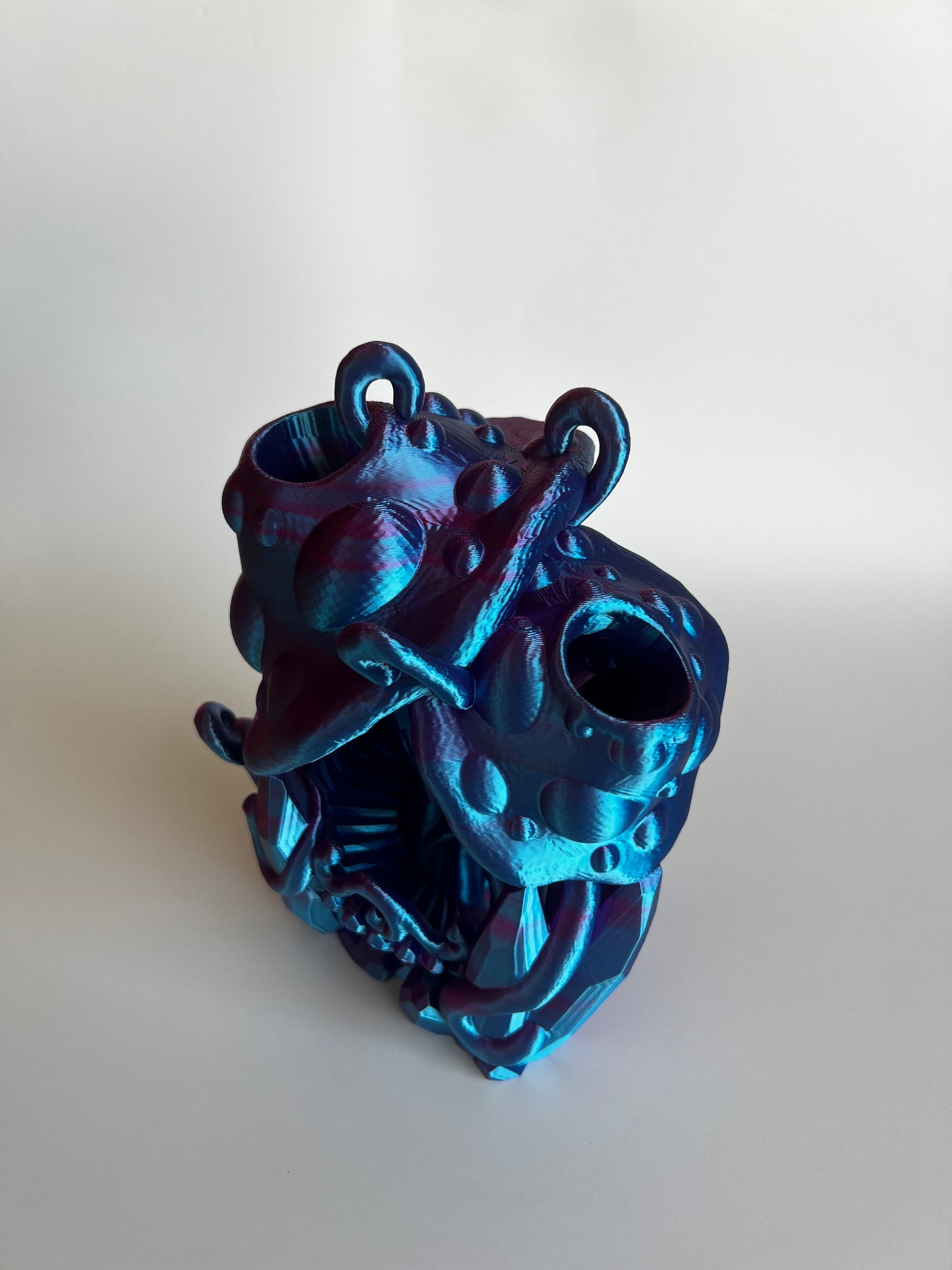 Mushroom DiceTower - pink/blue/purple