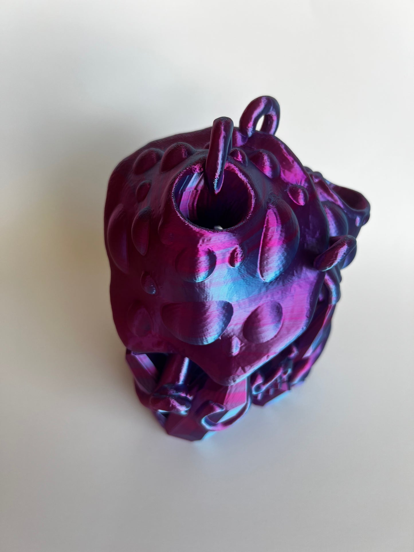 Mushroom DiceTower - pink/blue/purple