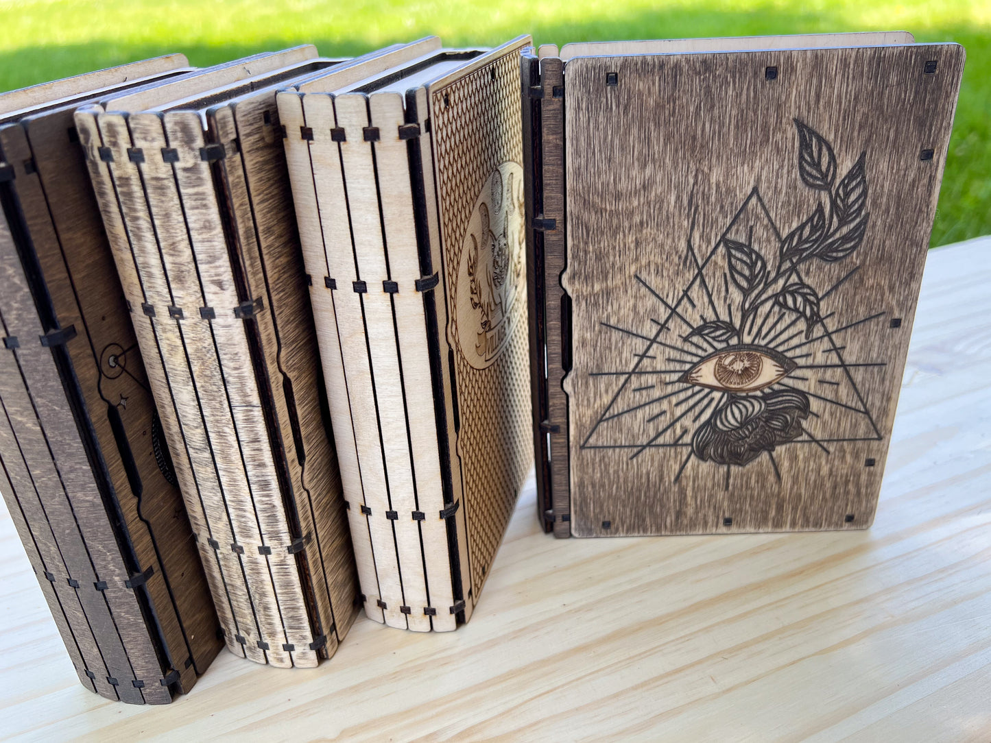 Goddess book box with Floral-Eye front