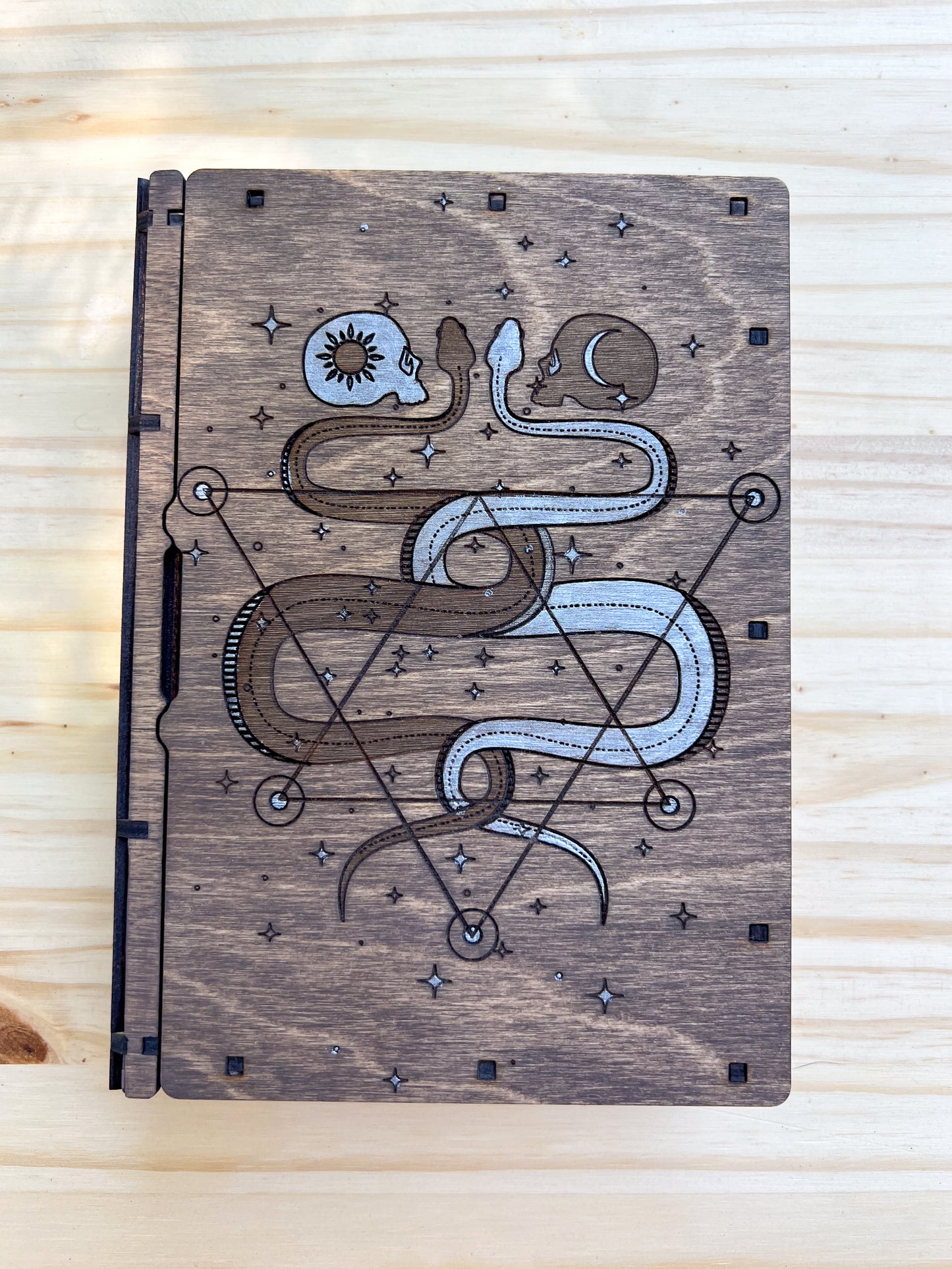 Goddess book box with Snake Lovers Tarot front